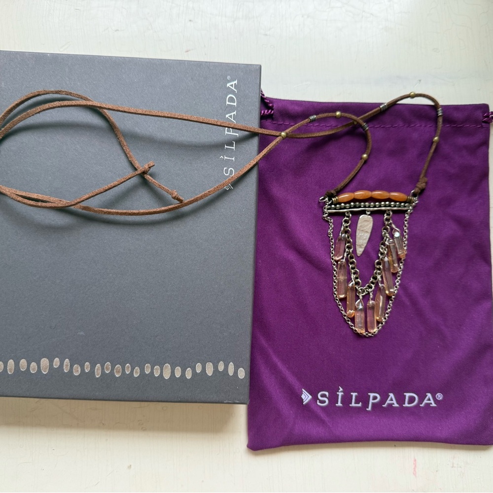 Silpada Sedona 925 Silver NECKLACE Adjustable